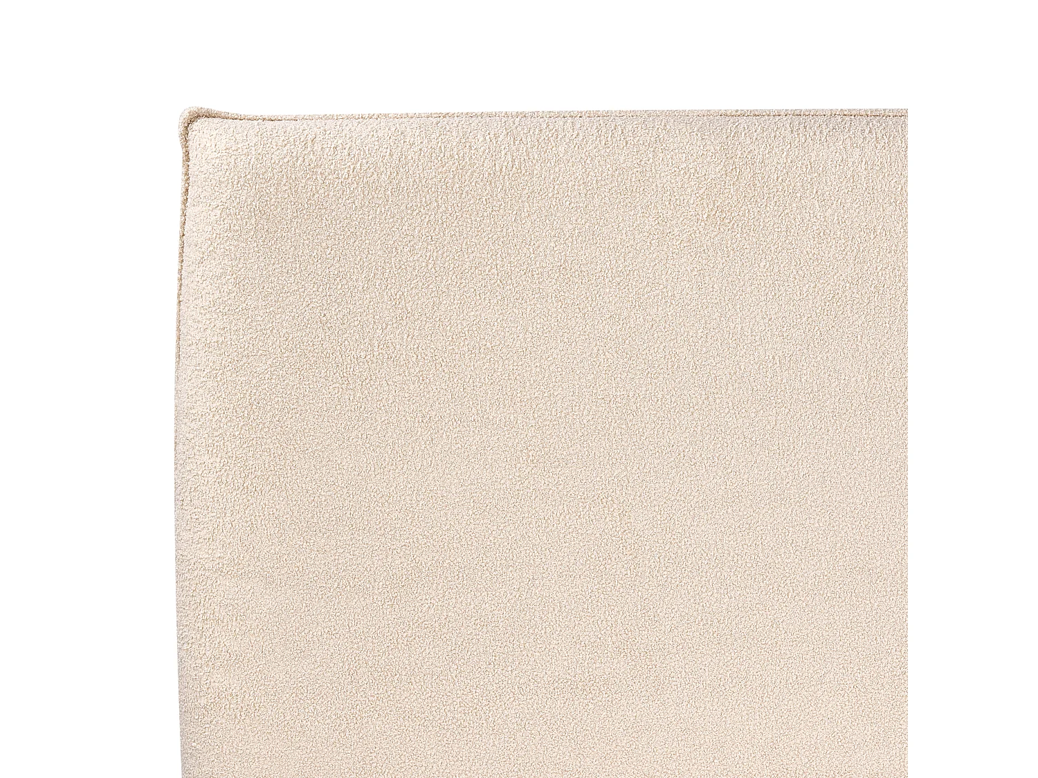 Wasserbett Bouclé LAVAUR 160 x 200 cm Beige