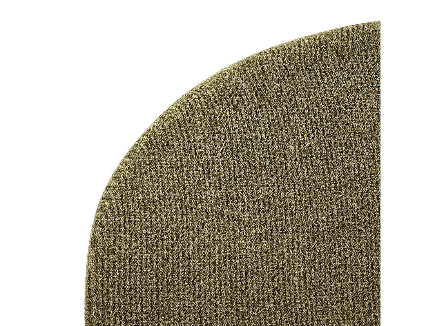 Waterbed Boucle VAUCLUSE 160 x 200 cm (EU King Size) Olive Green