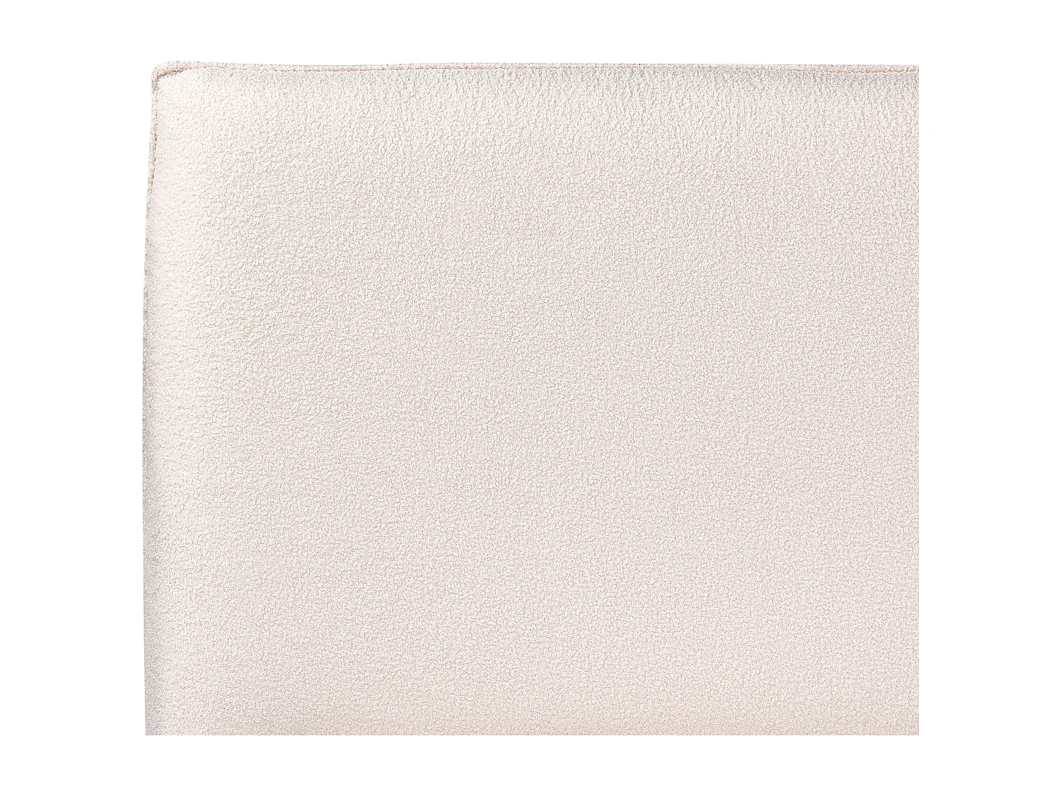 Lit à eau Bouclé LAVAUR 160 x 200 cm Blanc cassé