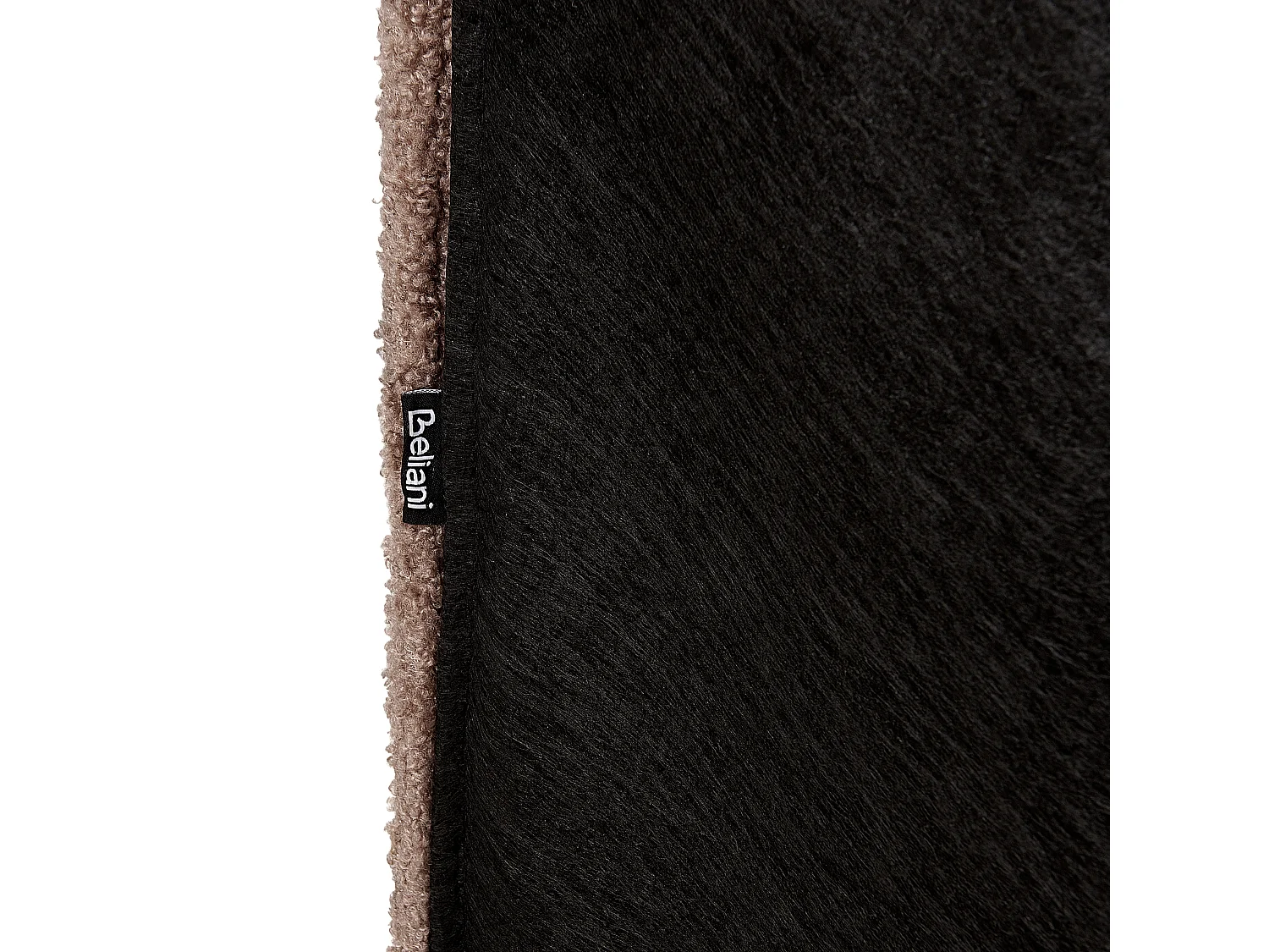 Lit à eau Bouclé LINARDS 160 x 200 cm Marron