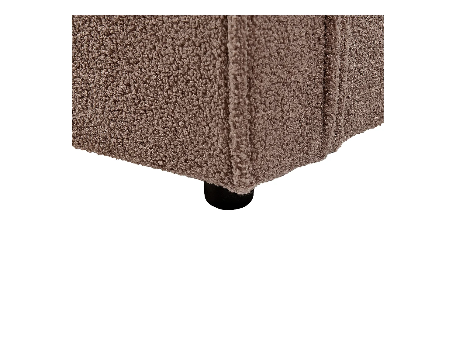 Lit à eau Bouclé LINARDS 160 x 200 cm Marron