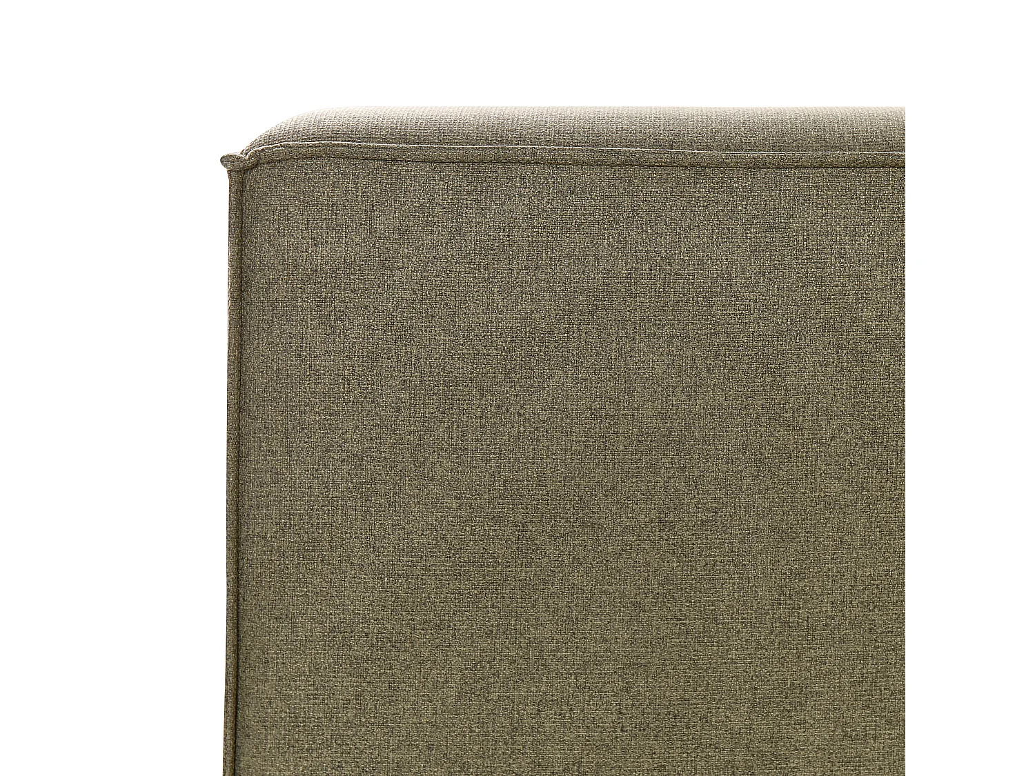 Lit à eau Tissu LINARDS 160 x 200 cm Vert olive