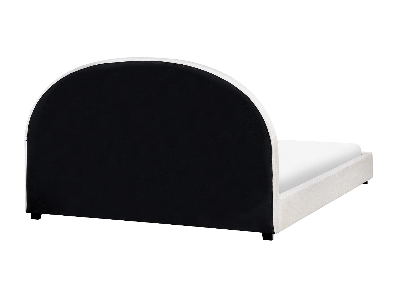 Wasserbett Stoff VAUCLUSE 180 x 200 cm Cremeweiss