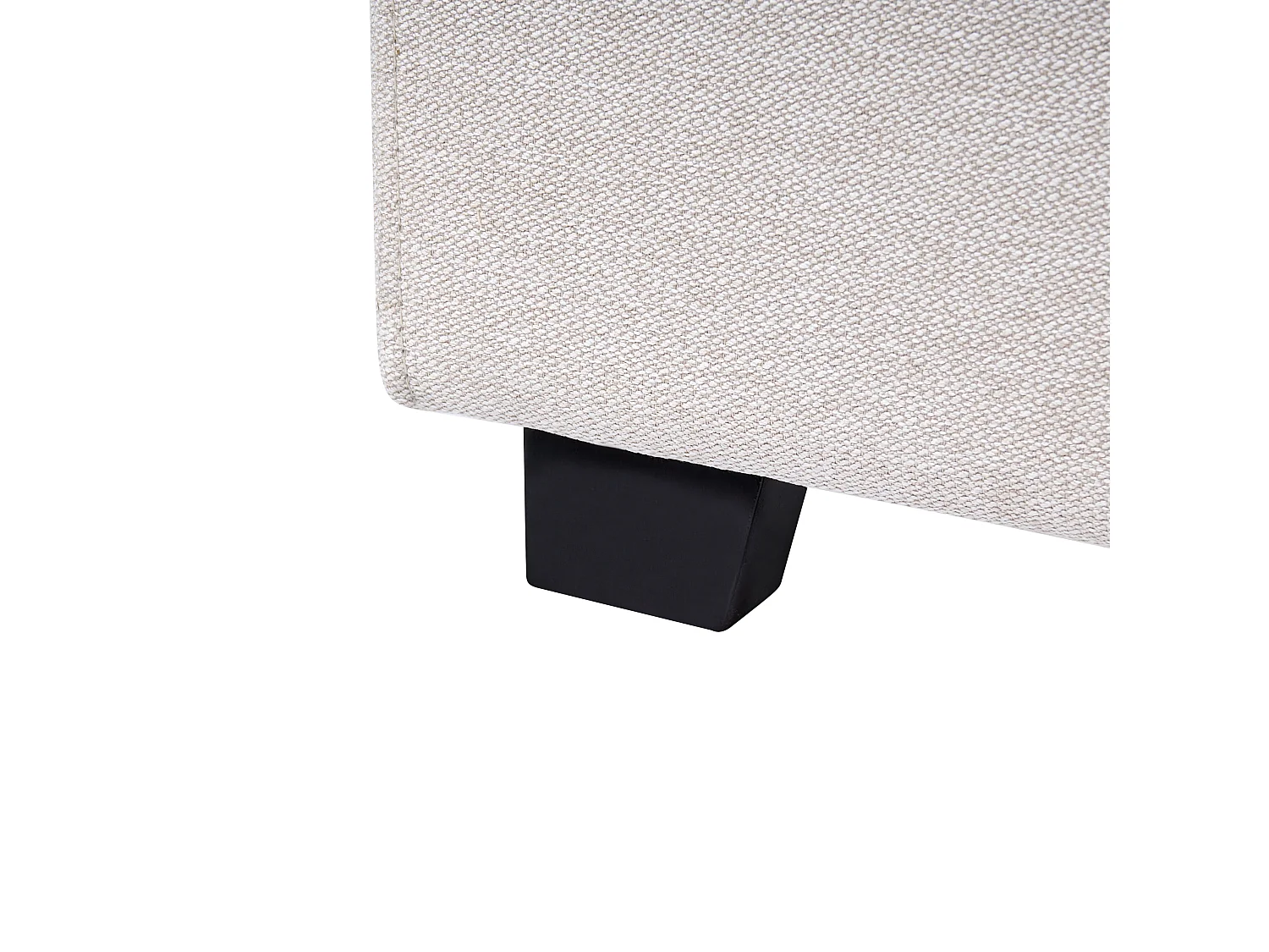 Wasserbett Stoff VAUCLUSE 180 x 200 cm Cremeweiss