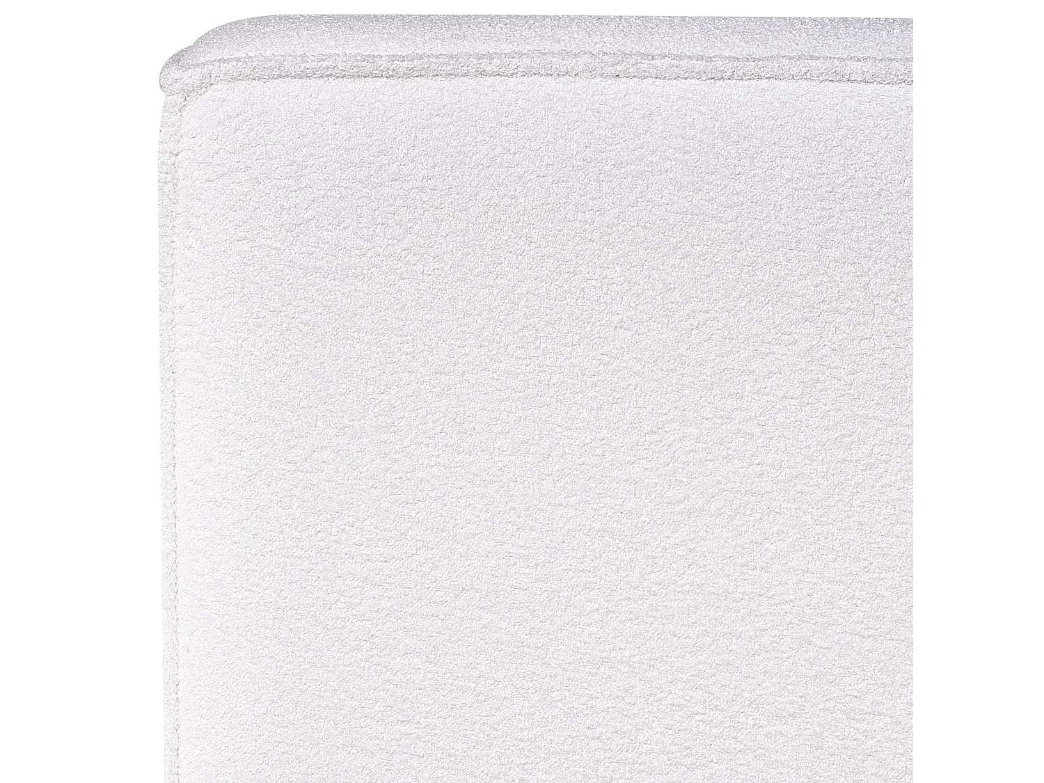 Lit à eau Bouclé LINARDS 160 x 200 cm Blanc