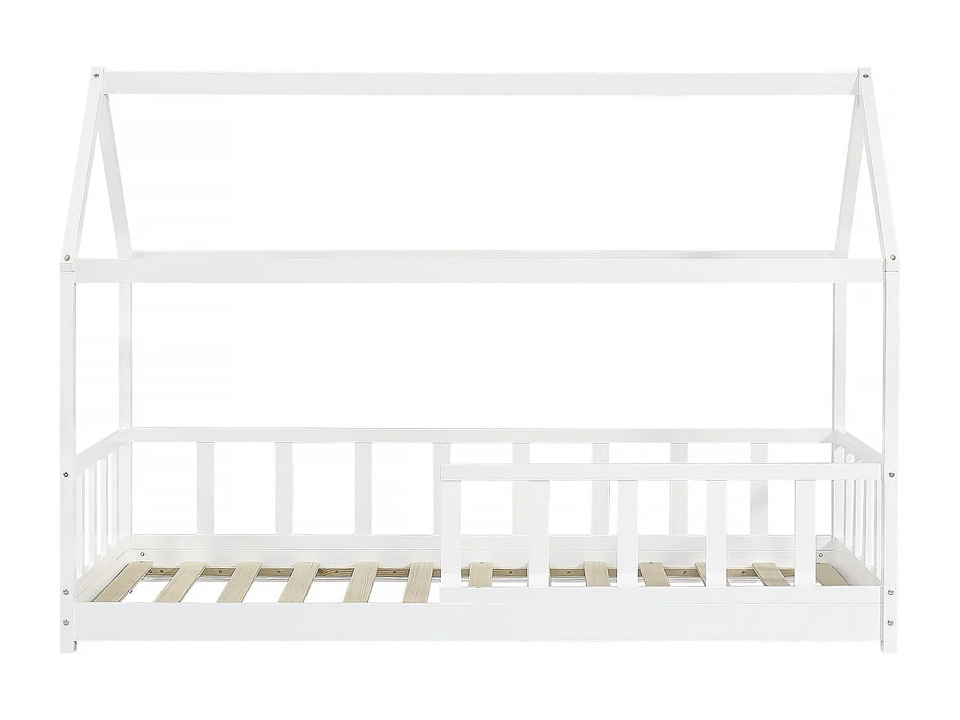 Lit cabane pour enfant "Mila" - 90 x 190 cm - Blanc