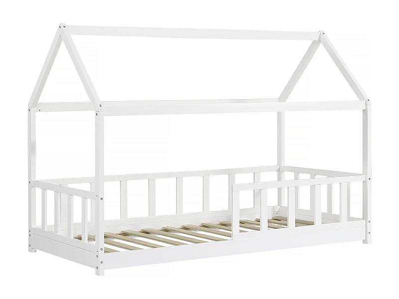 Letto a soppalco per bambini "Mila" - 90 x 190 cm - Bianco