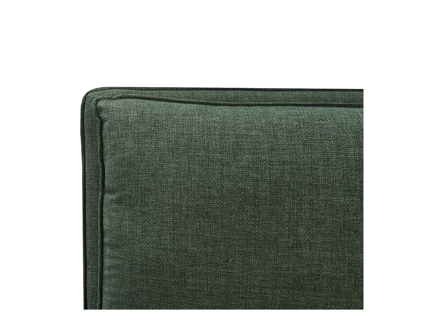Lit ottoman Tissu BAJONNA 160 x 200 cm Vert foncé