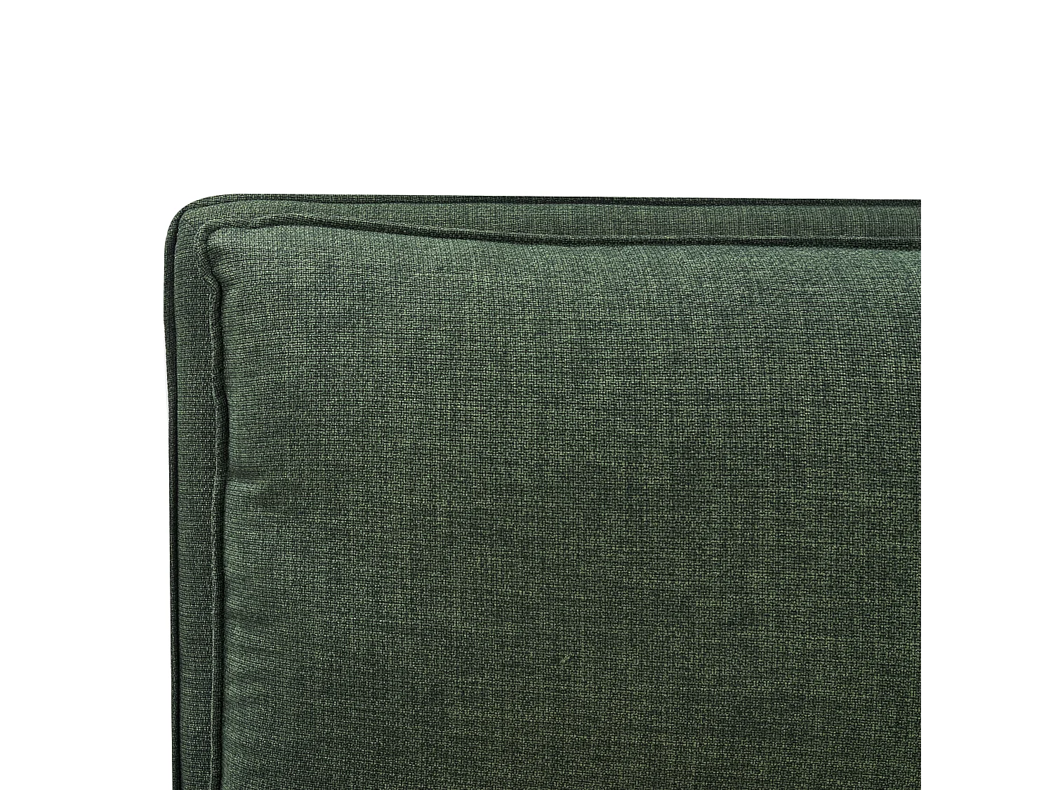 Lit ottoman Tissu BAJONNA 160 x 200 cm Vert foncé