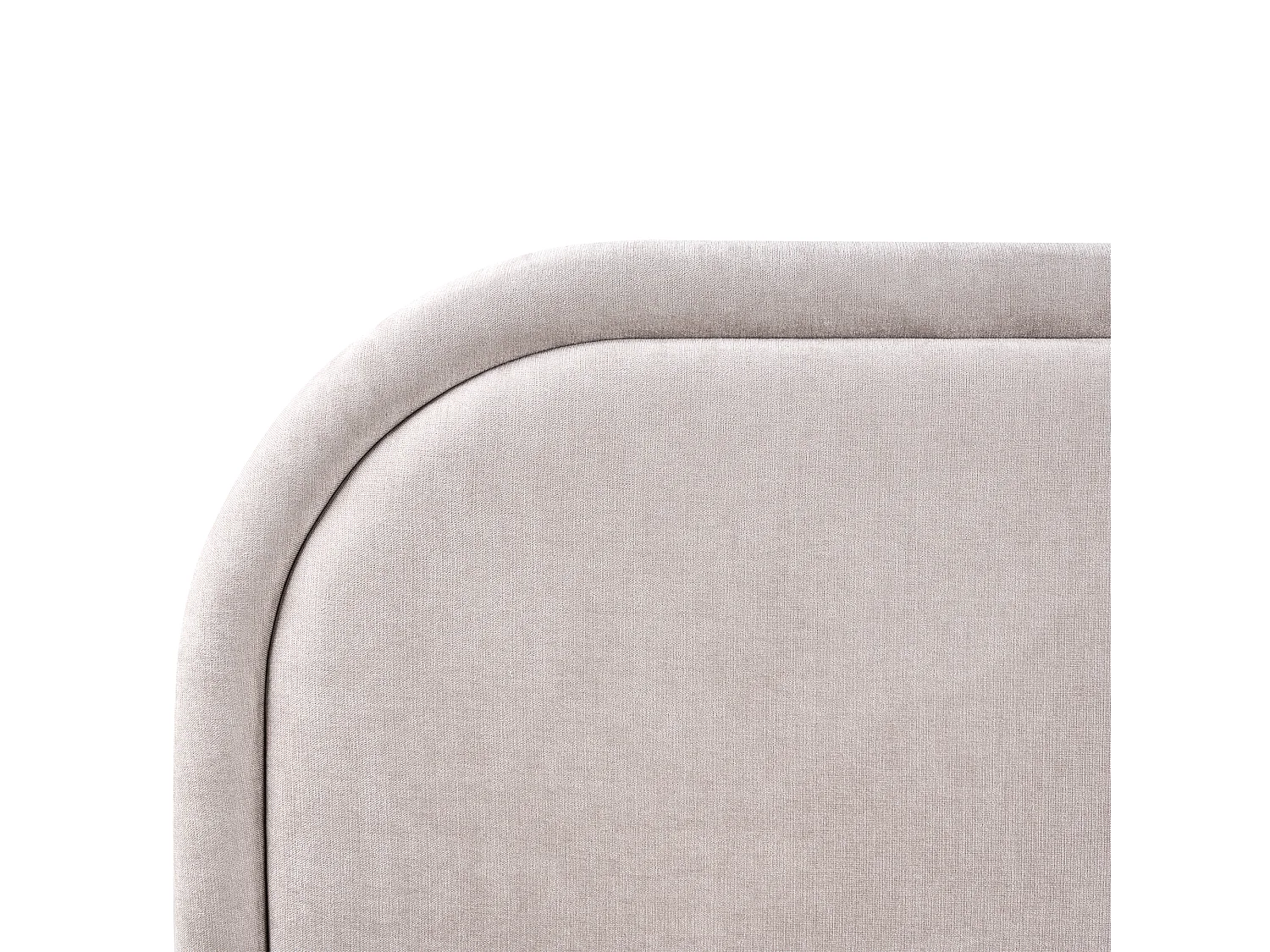 Bett mit Stauraum Stoff QUILLIEN 160 x 200 cm Taupe