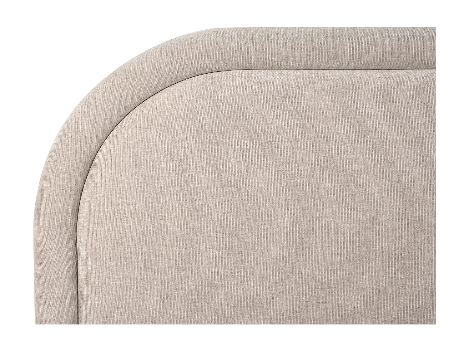 Letto contenitore Tessuto QUILLIEN 180 x 200 cm Beige