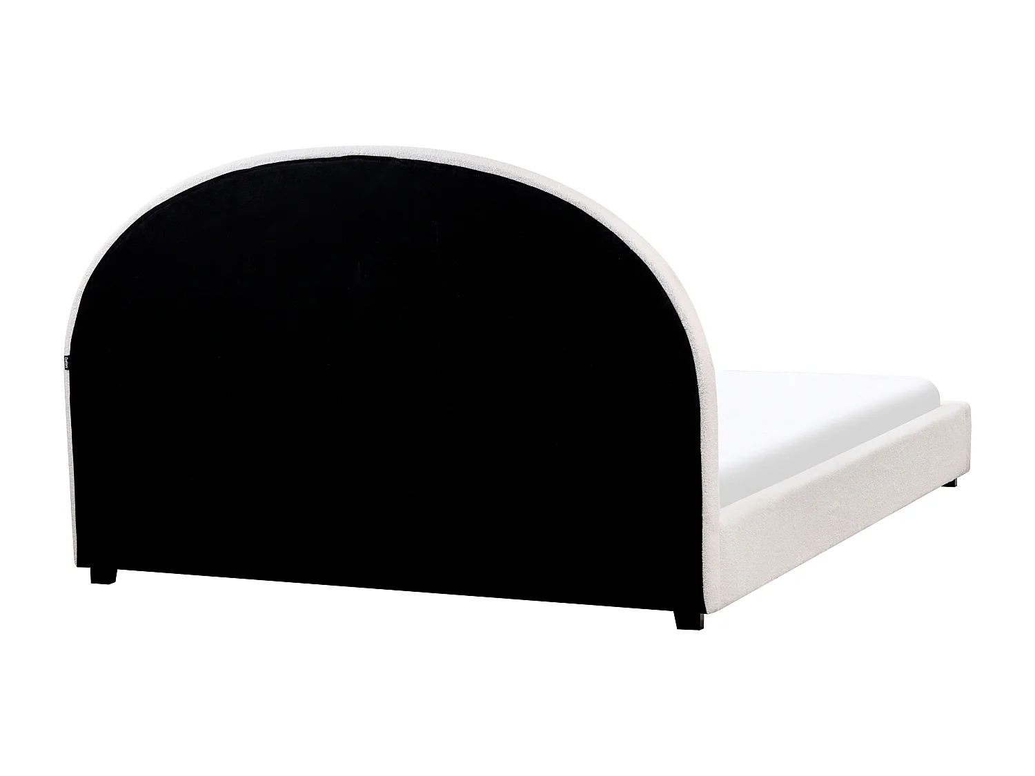 Lit à eau Bouclé VAUCLUSE 160 x 200 cm Blanc cassé