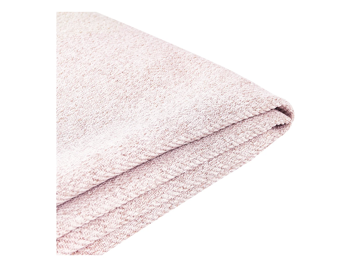 Bett ohne Kopfteil Stoff beige 160x200 cm mit Taschenfederkernmatratze Countess