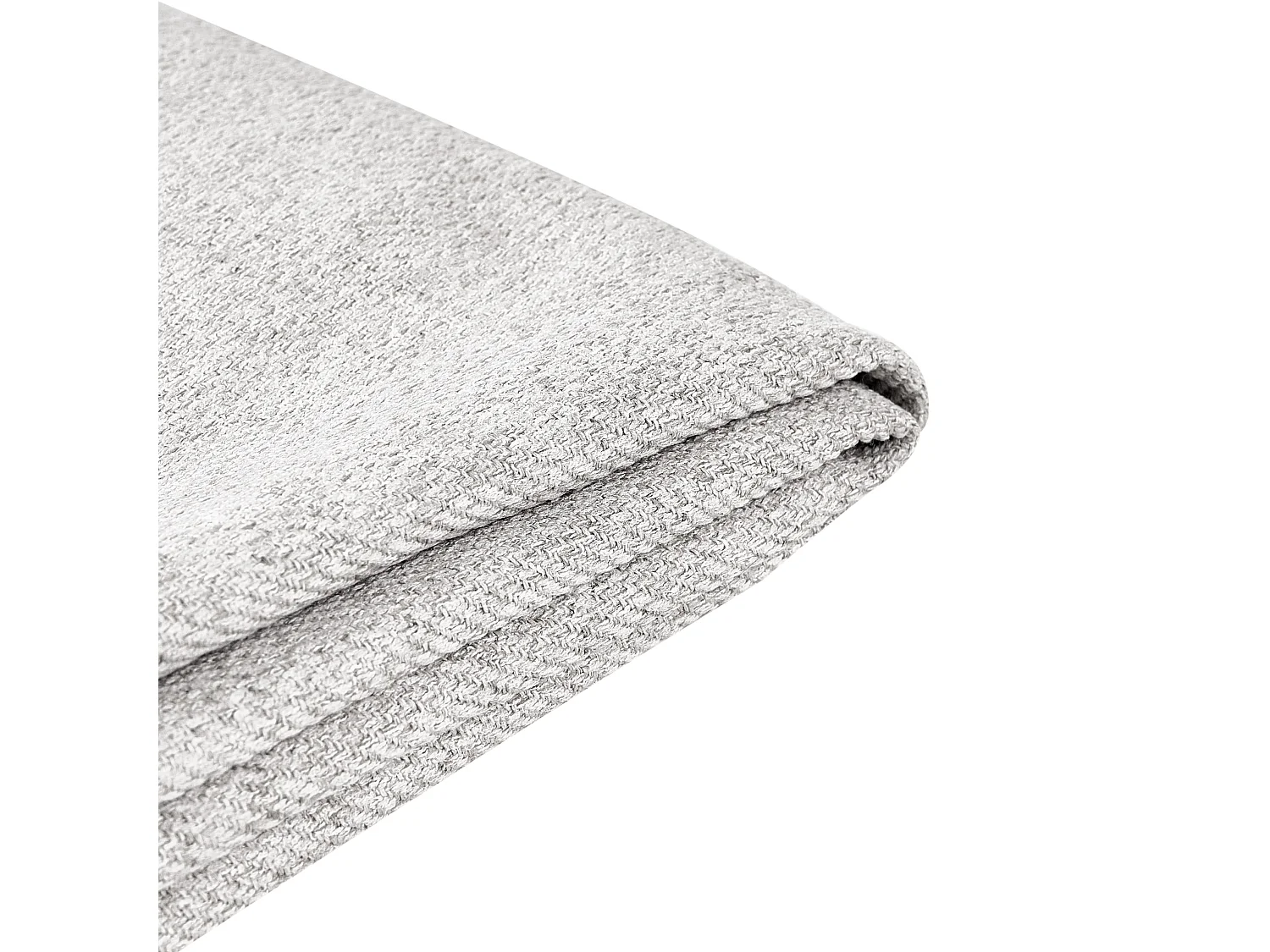 Lit sans tête de lit Tissu COUNTESS 160 x 200 cm Gris clair