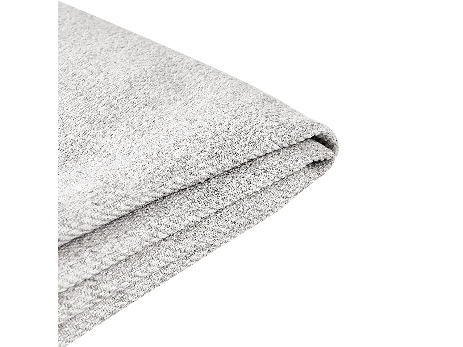 Lit sans tête de lit Tissu COUNTESS 160 x 200 cm Gris clair