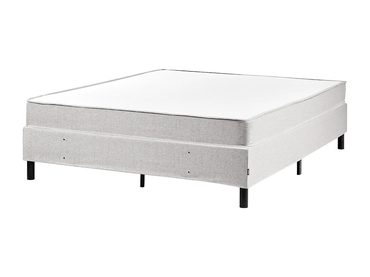 Łóżko bez zagłówka COUNTESS 160 x 200 cm Jasnoszary