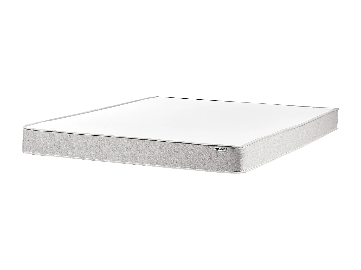 Łóżko bez zagłówka COUNTESS 160 x 200 cm Jasnoszary