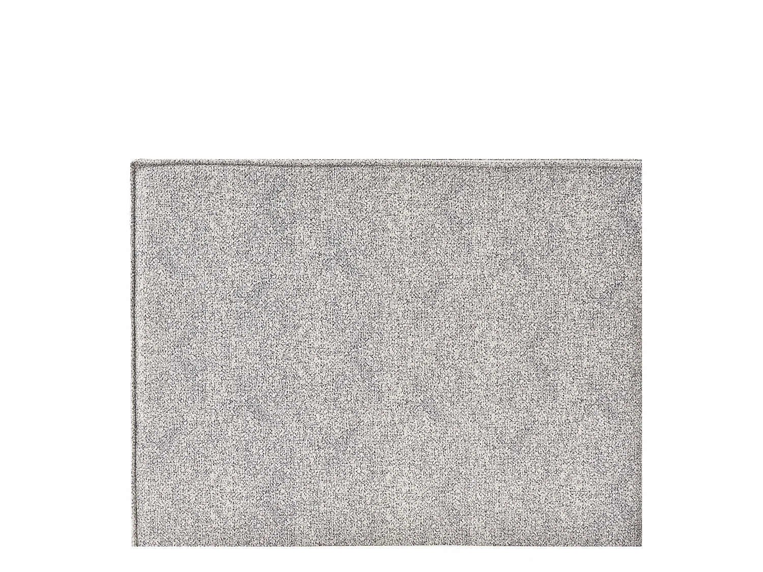 Lit ottoman Velours tricoté MOISSAC 180 x 200 cm Noir/blanc