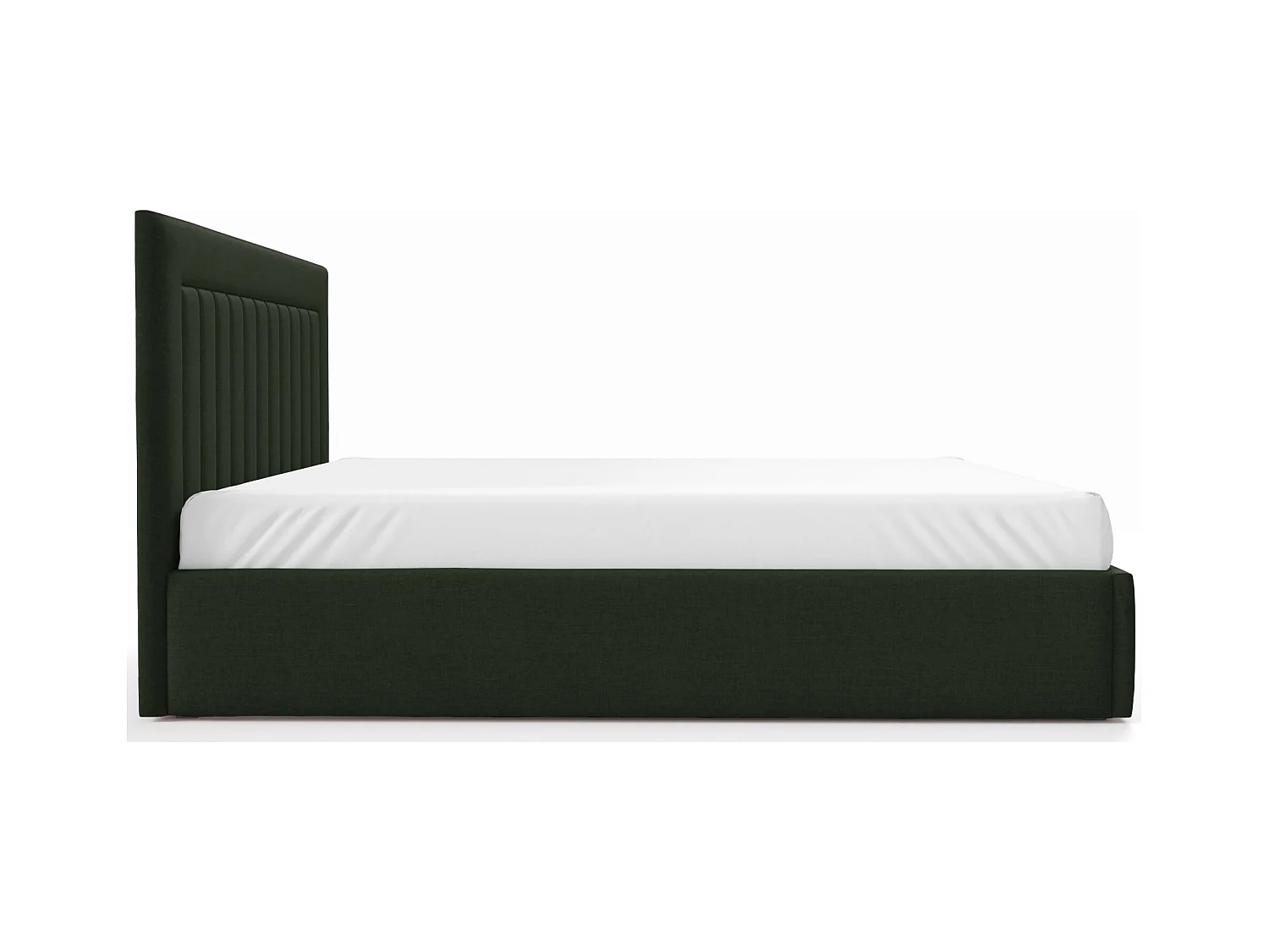 Lit avec coffre 180x200 cm - vert foncé - AVERIN