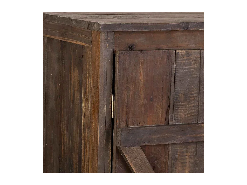 Armario de madera marrón 78x40x148 cm