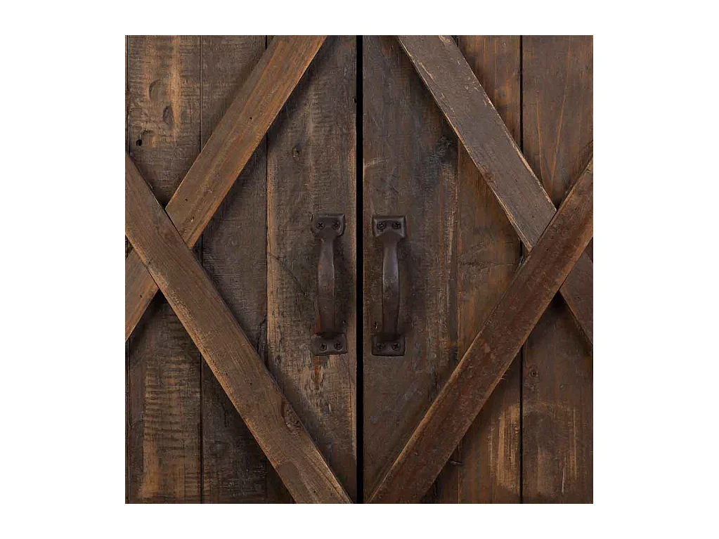 Armario de madera marrón 78x40x148 cm