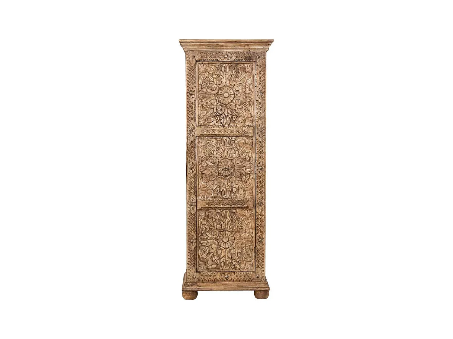 Armoire en bois marron 53x40x149