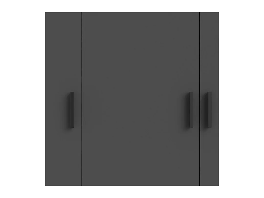 Armoire 4 portes et 3 tiroirs L196 cm - PRINT