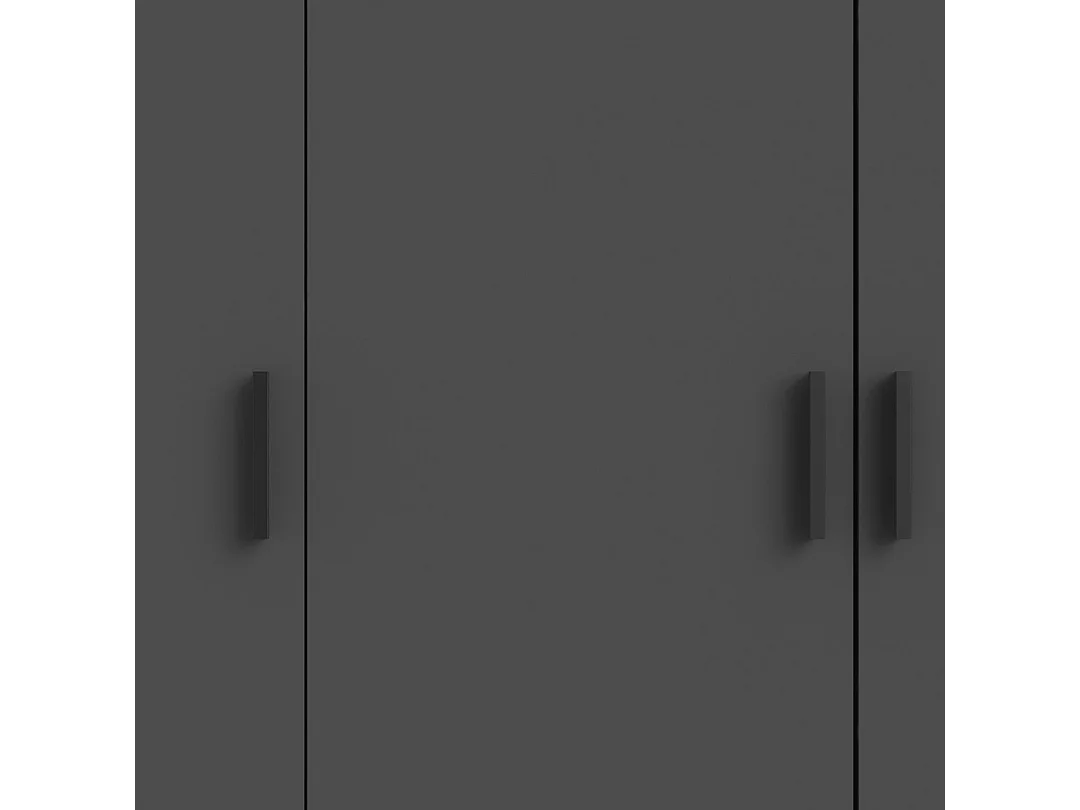 Armoire 4 portes et 3 tiroirs L196 cm - PRINT