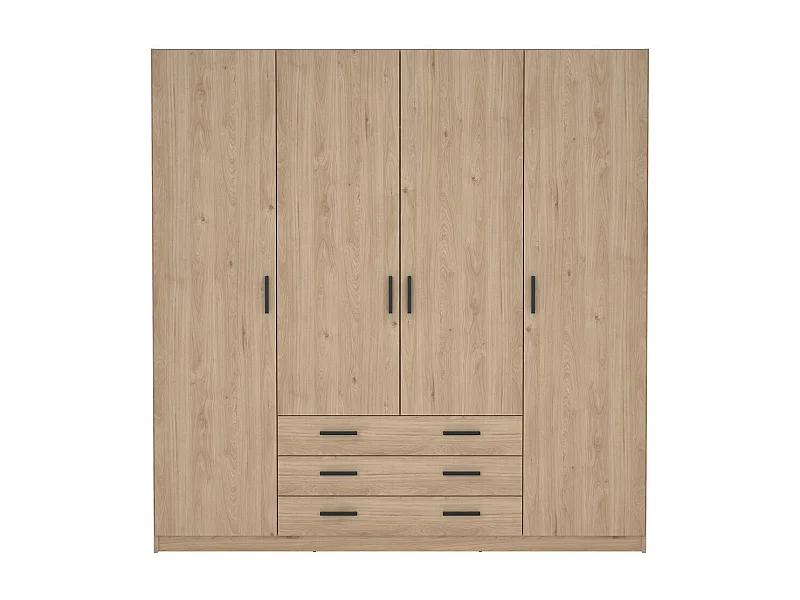 Armario 4 puertas y 3 cajones L195,5 cm - PRINT