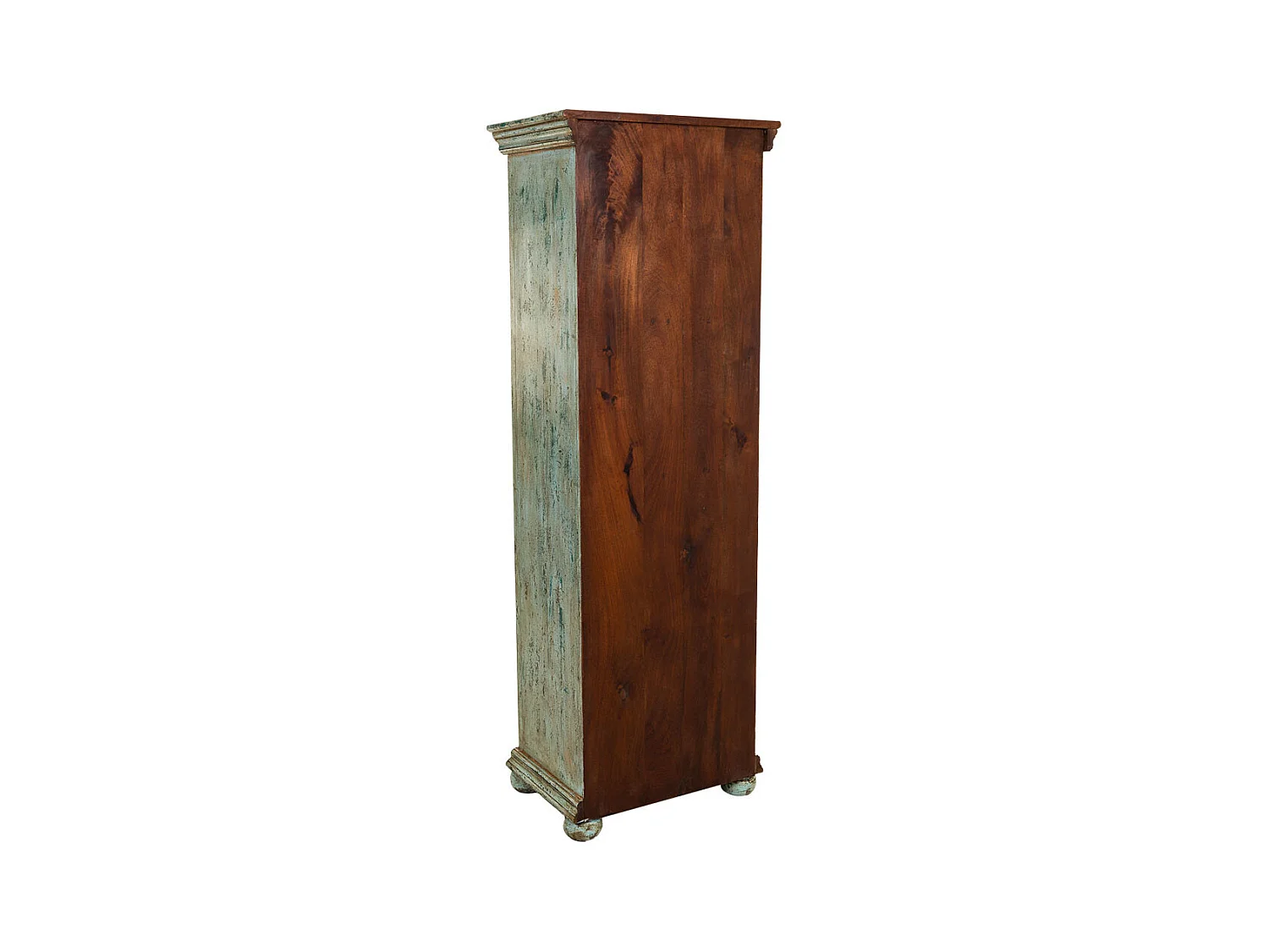 Armoire en bois verte 56x40x165
