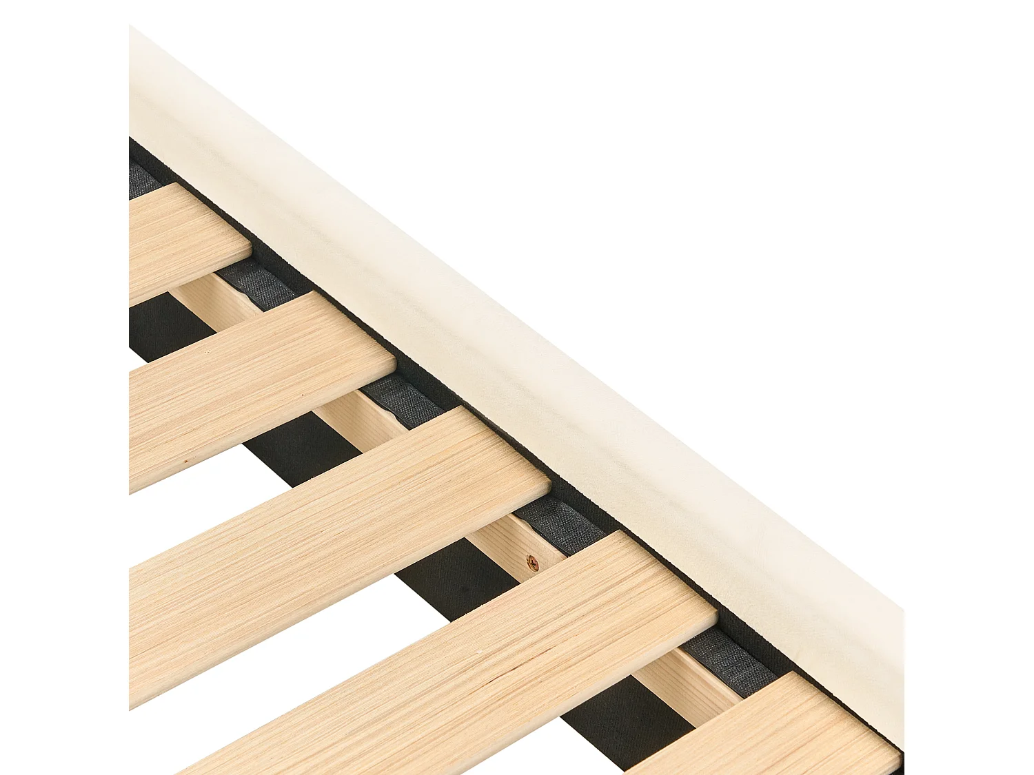 Kinderbett Wolke Samtstoff BELLEVUE 90 x 200 cm Hellbeige