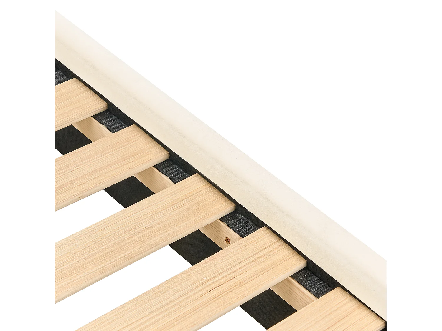 Kinderbett Wolke Samtstoff BELLEVUE 90 x 200 cm Hellbeige