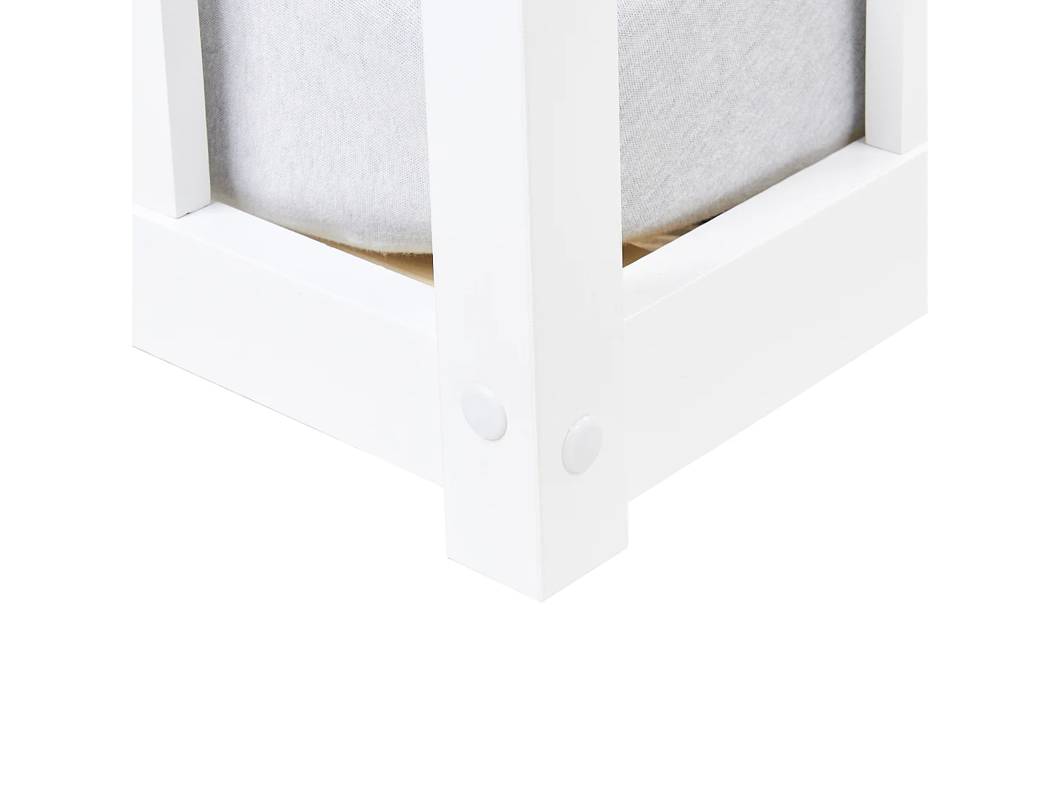 Lit d'enfant Bois de pin MEYMAC 90 x 200 cm Blanc