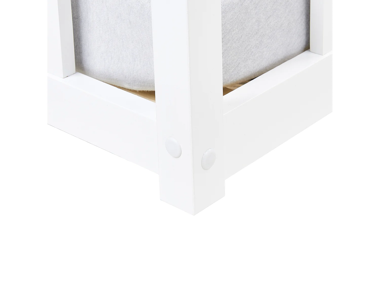 Kids Bed Pine Wood MEYMAC 90 x 200 cm (EU Single) White