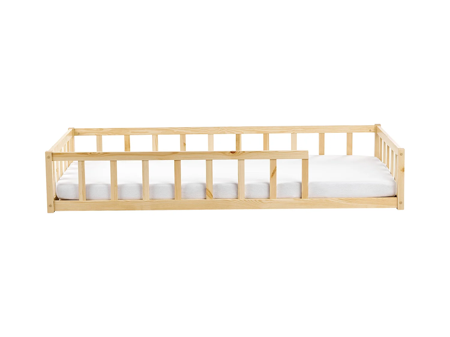 Letto singolo legno chiaro per bambini 90 x 200 cm MEYMAC