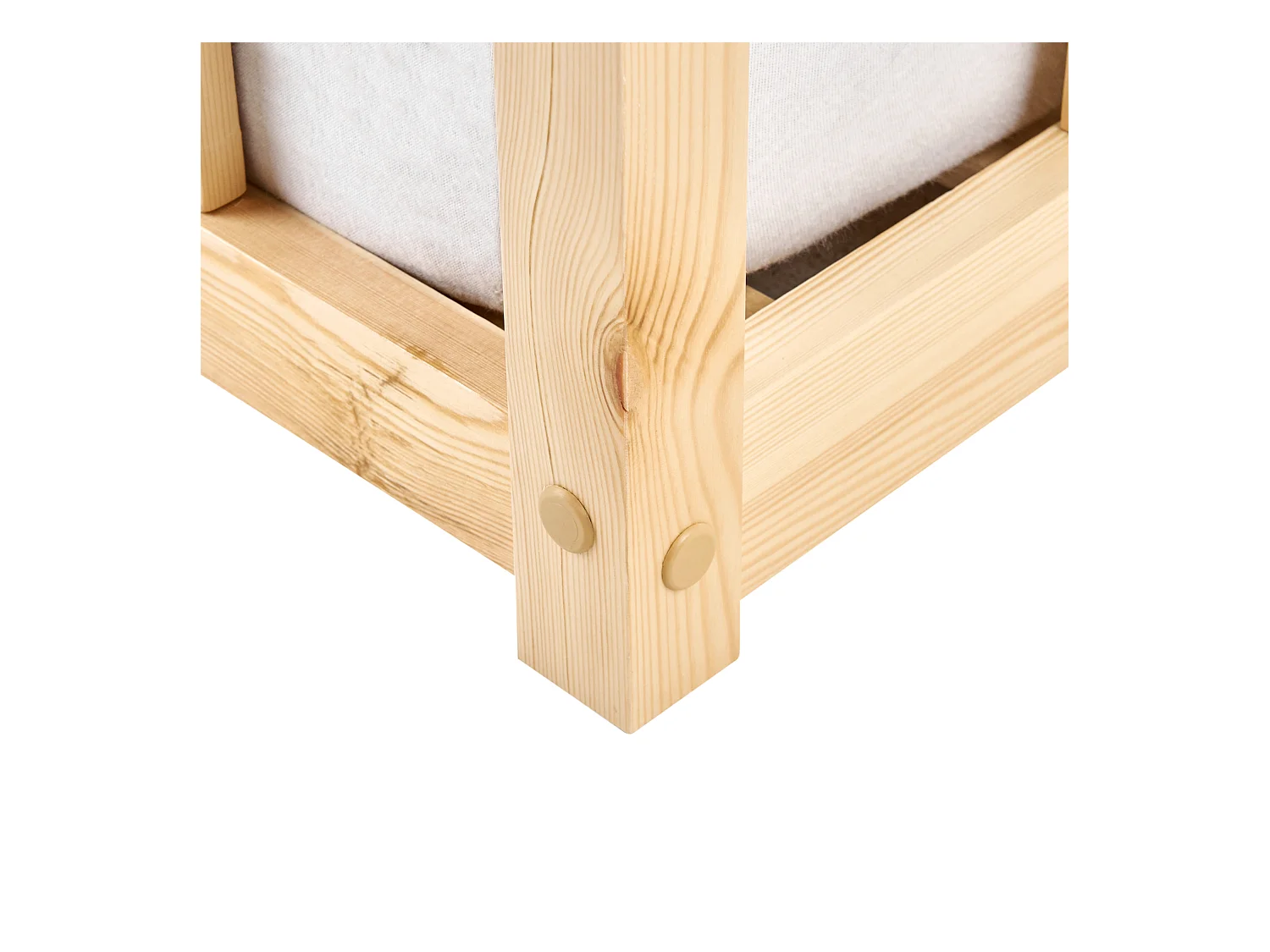 Letto singolo legno chiaro per bambini 90 x 200 cm MEYMAC