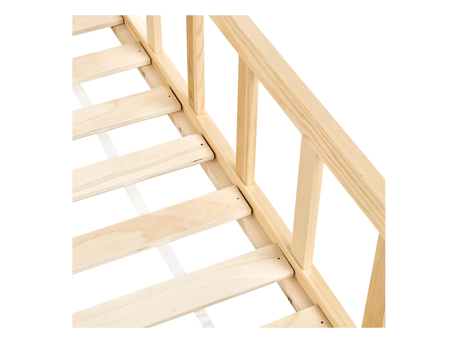 Letto singolo legno chiaro per bambini 90 x 200 cm MEYMAC