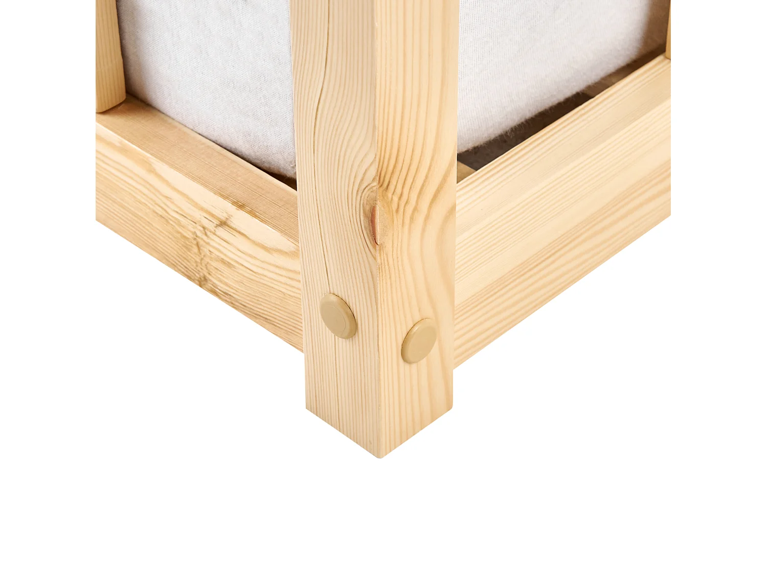 Lit d'enfant Bois de pin MEYMAC 90 x 200 cm Marron clair