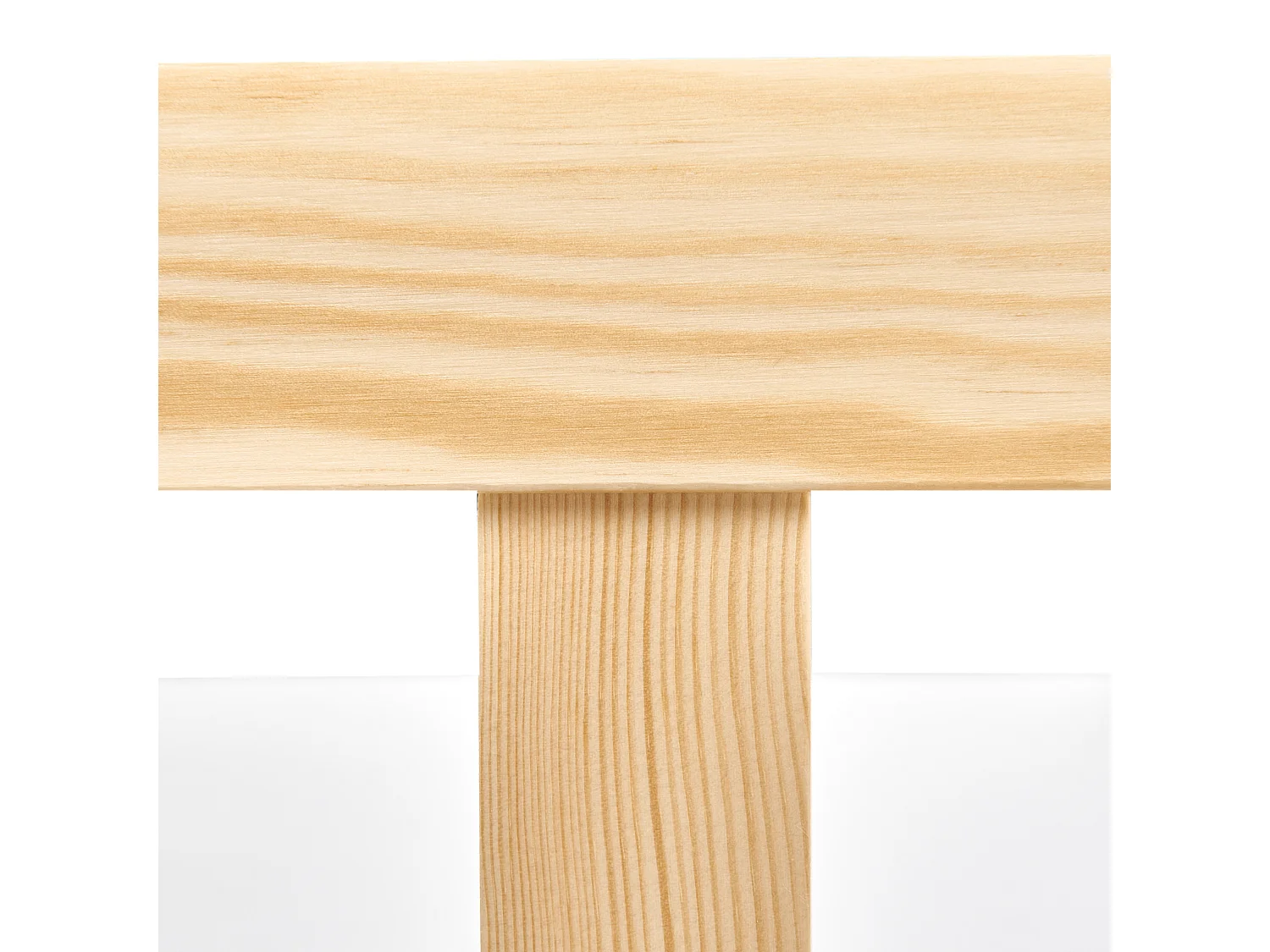 Lit d'enfant Bois de pin MEYMAC 90 x 200 cm Marron clair