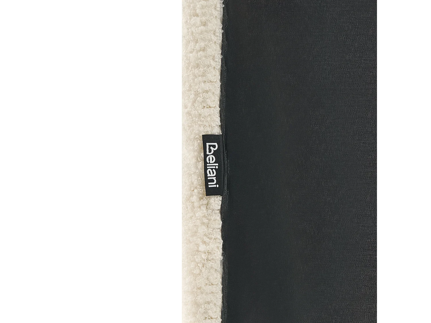 Cama infantil Nuvem Bouclé BELLEVUE 90 x 200 cm Branco creme