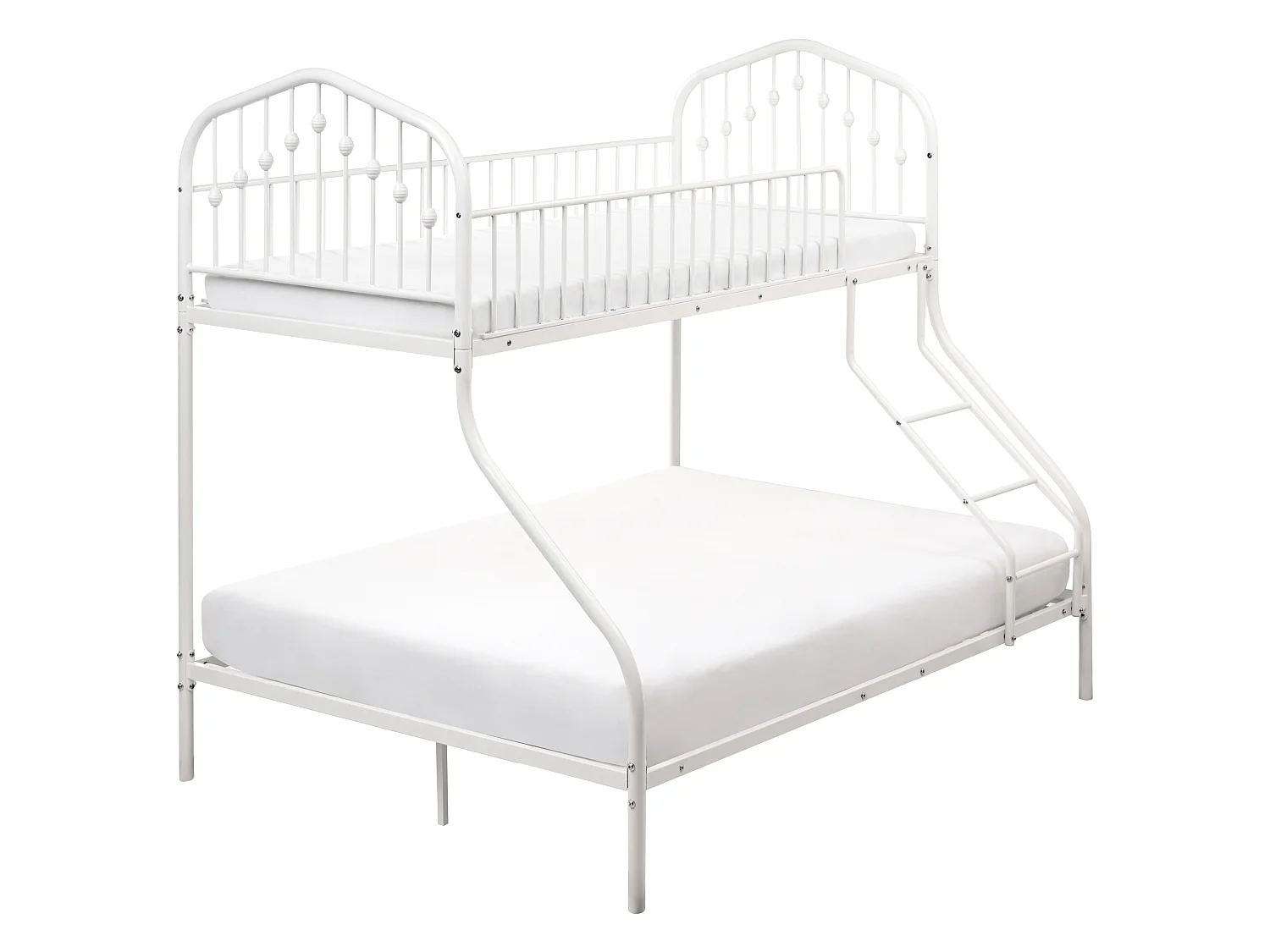 Bunk Bed Metal CHAMONIX 90/140 x 200 cm White
