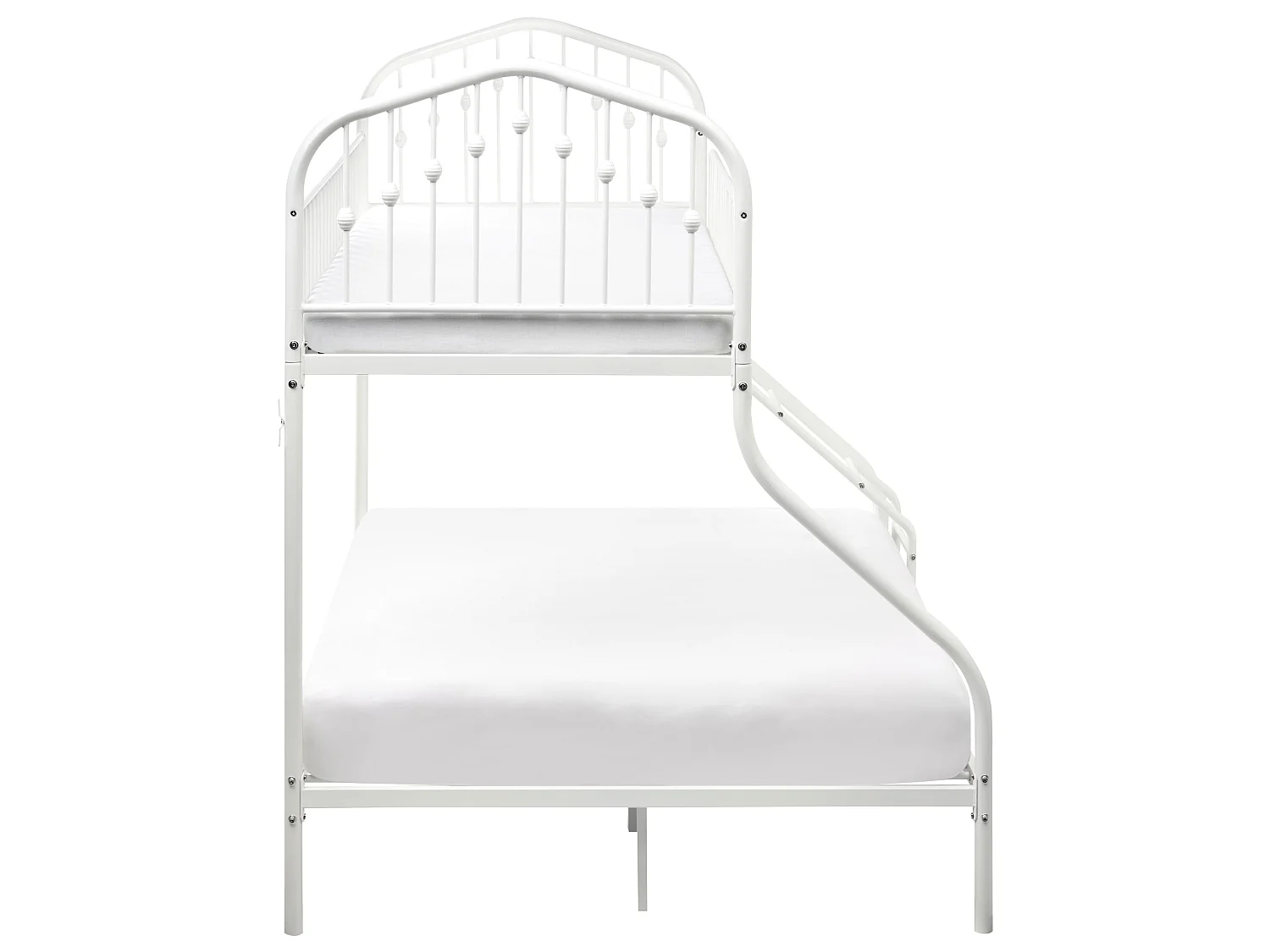 Bunk Bed Metal CHAMONIX 90/140 x 200 cm White