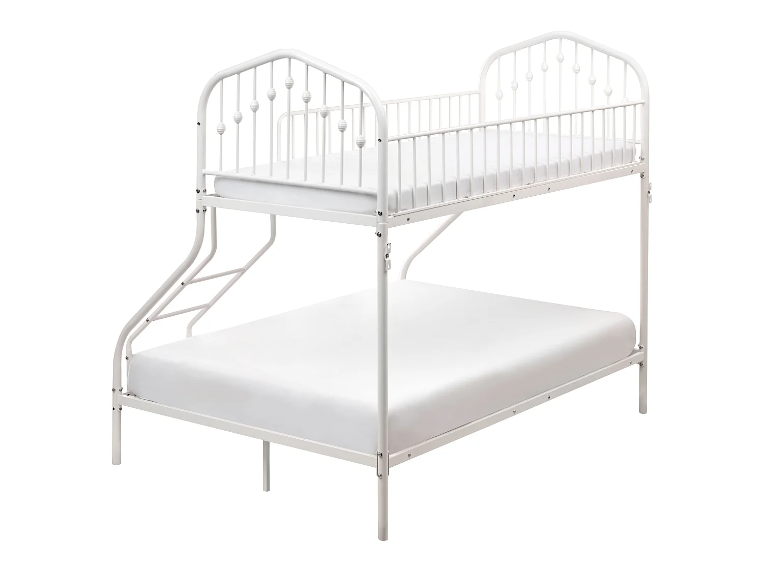Bunk Bed Metal CHAMONIX 90/140 x 200 cm White