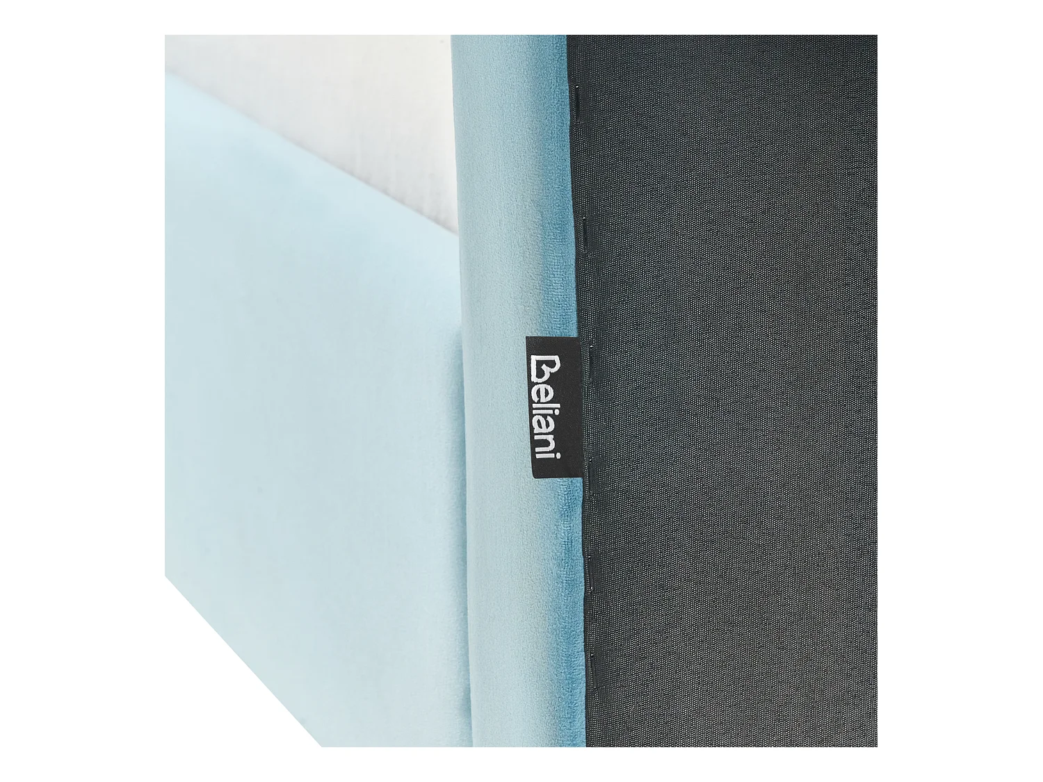 Letto per bambini orsacchiotto Velluto MAILLES 90 x 200 cm Blu