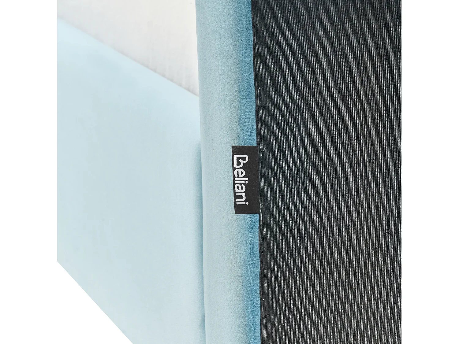 Lit d'enfant Ours en peluche Velours MAILLES 90 x 200 cm Bleu