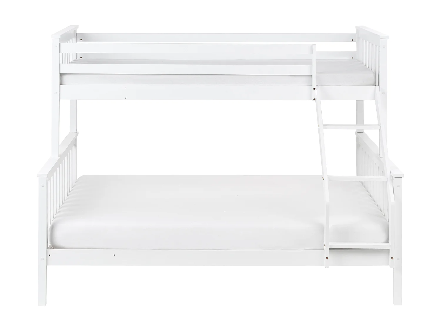 Lit superposé Bois de pin BIERNE 90/140 x 200 cm Blanc