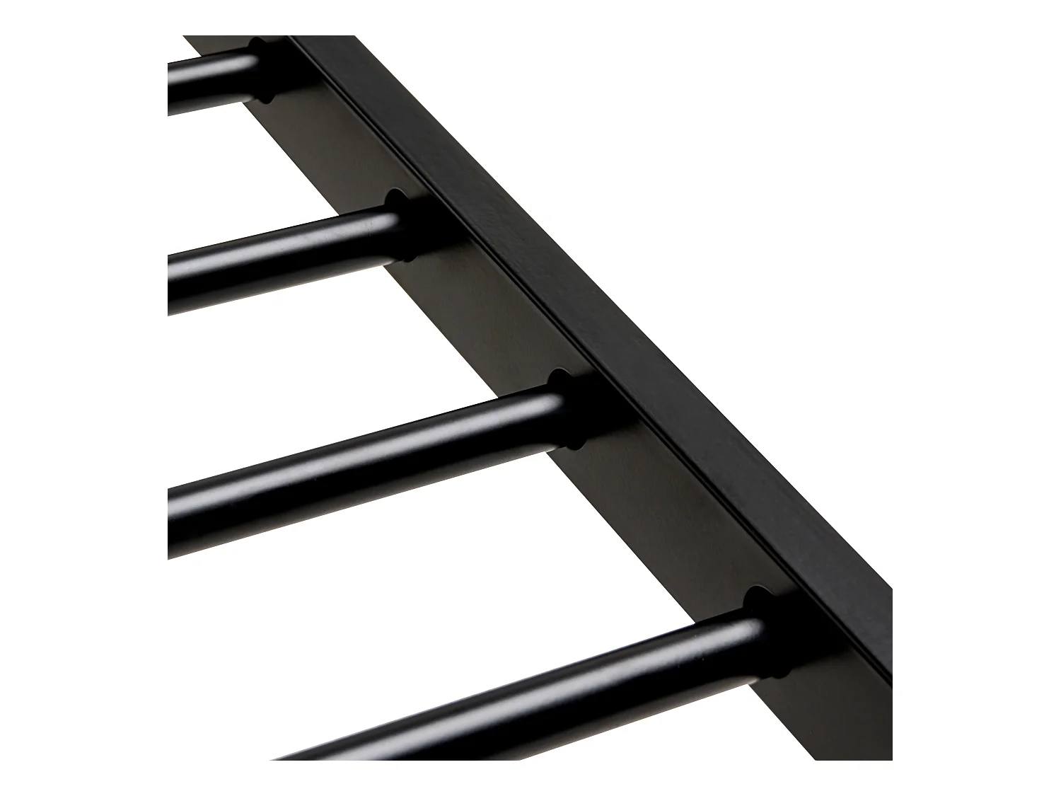 Lit superposé Métal CHAMONIX 90/140 x 200 cm Noir