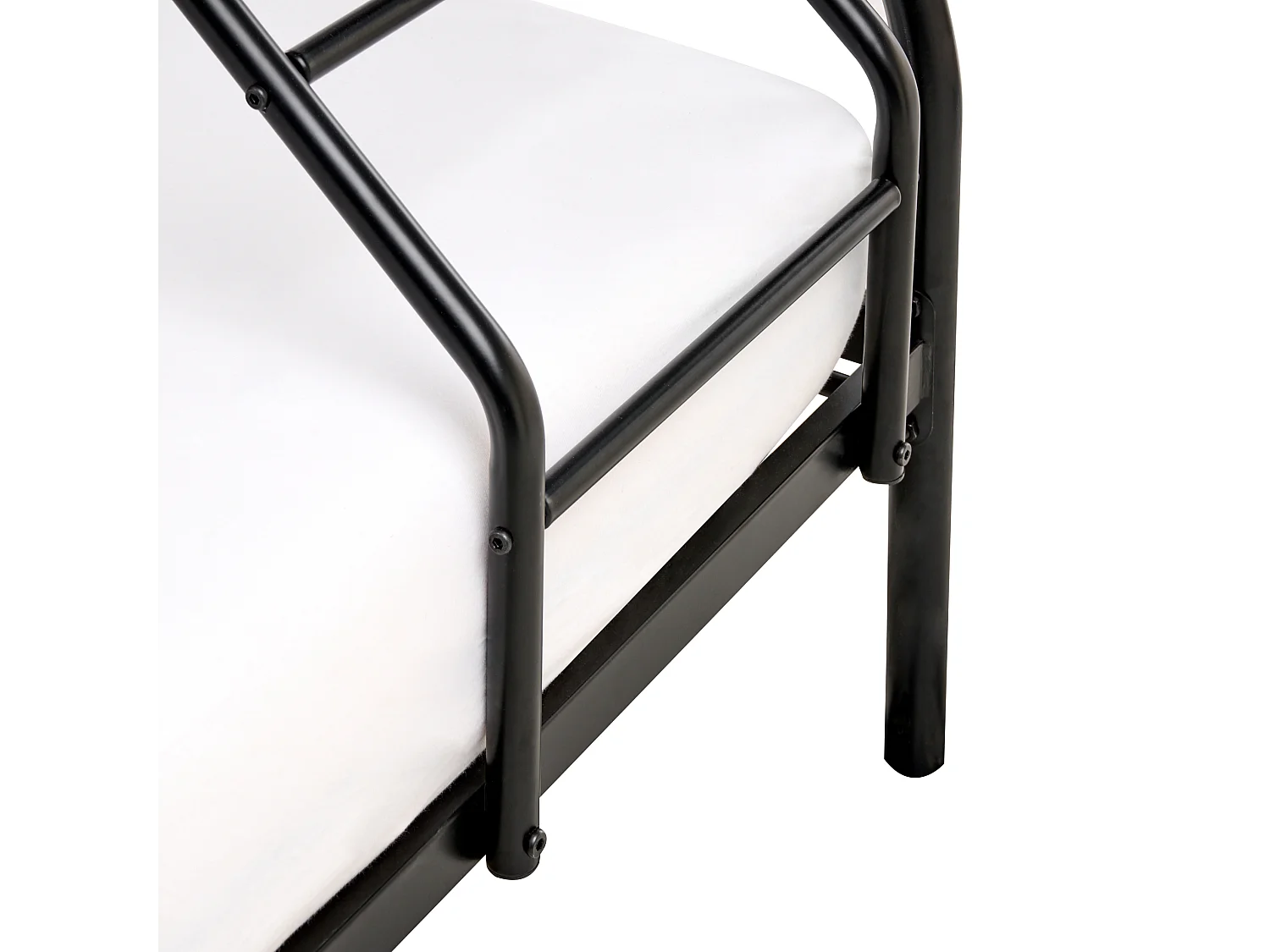 Letto a castello Metallo CHAMONIX 90/140 x 200 cm Nero