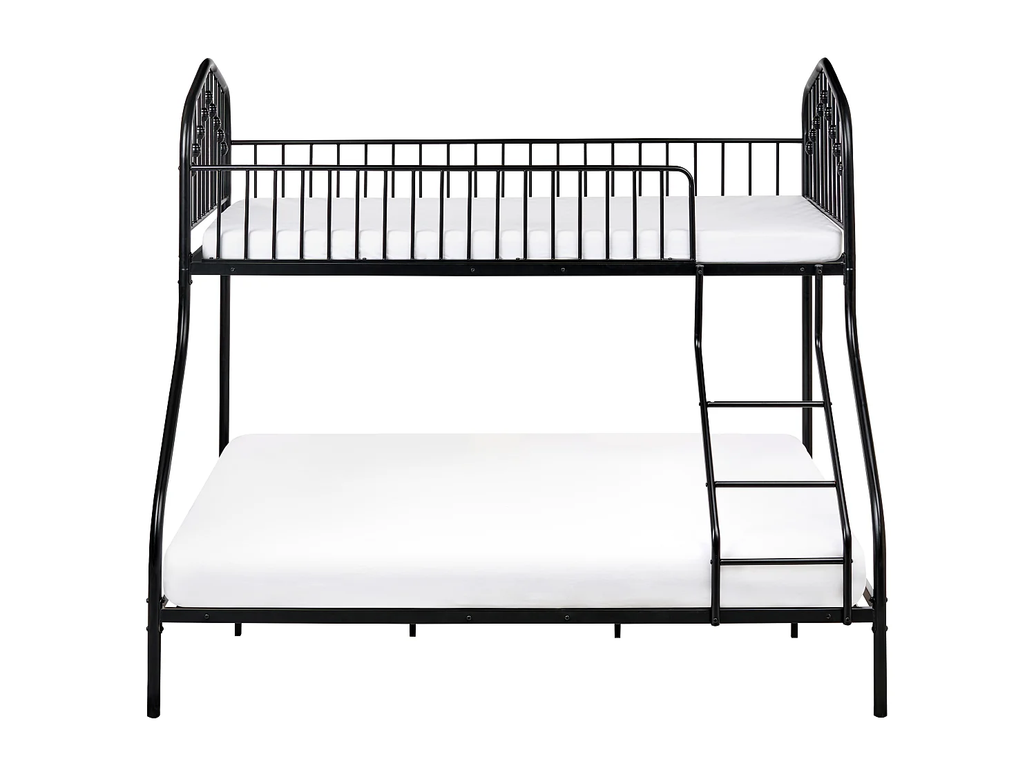 Bunk Bed Metal CHAMONIX 90/140 x 200 cm Black