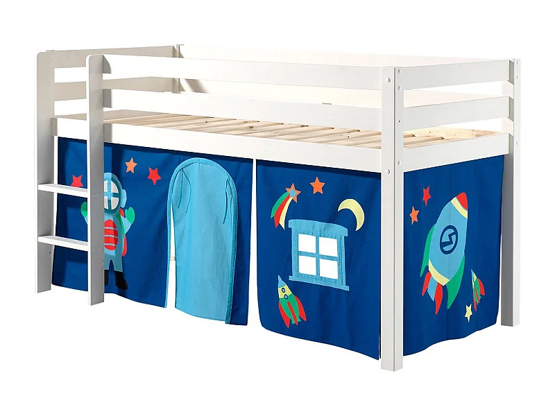 Lit Enfant "Pino Astronaute II" Blanc